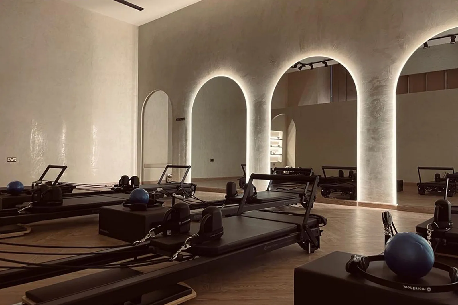 Professional Pilates studio supplied by SPORTA