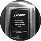 جائزة Cybex لتحقيق مستهدف الإيرادات — Award